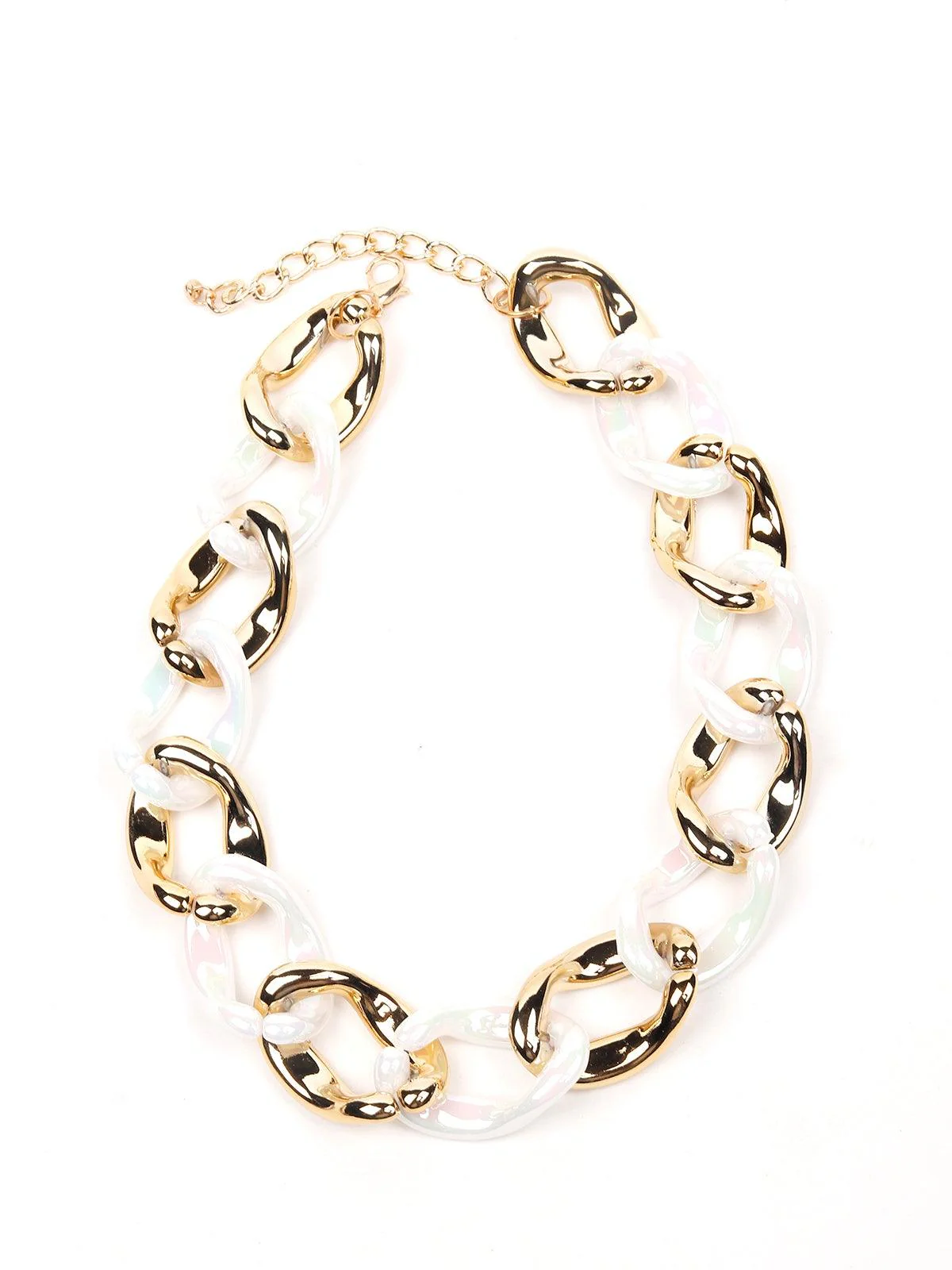 Odette Women White Metal Chain - Image 3