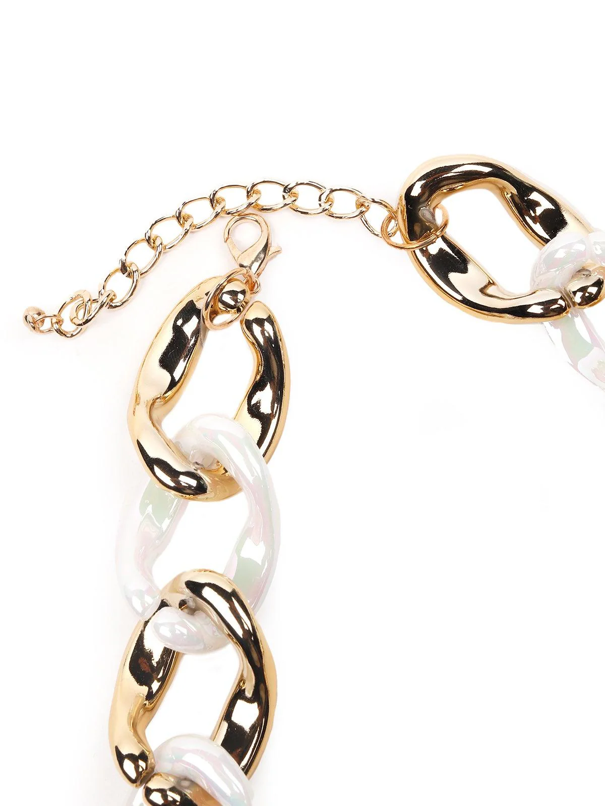 Odette Women White Metal Chain - Image 6