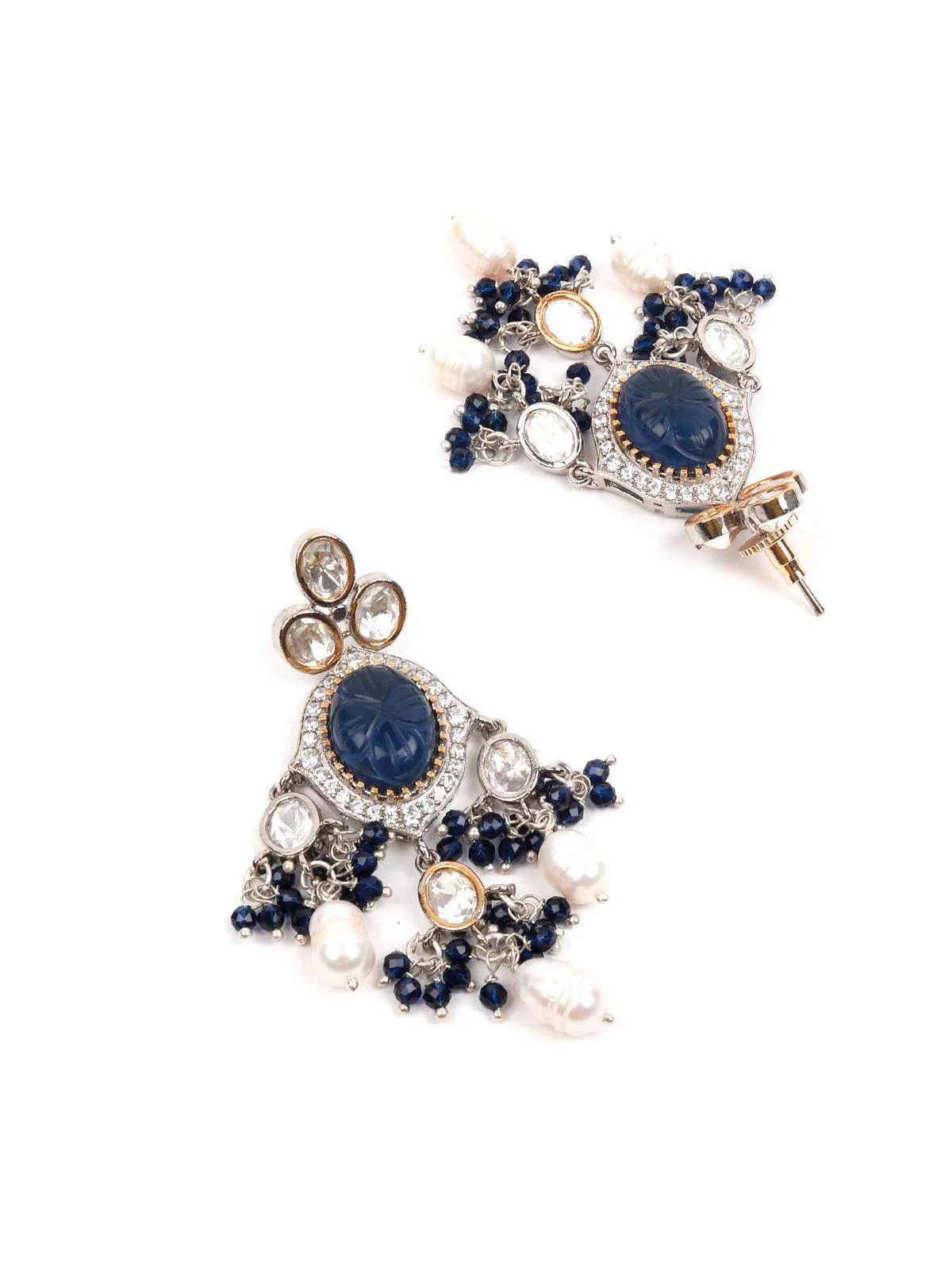 Odette Women The Regal Blue Choker - Image 6