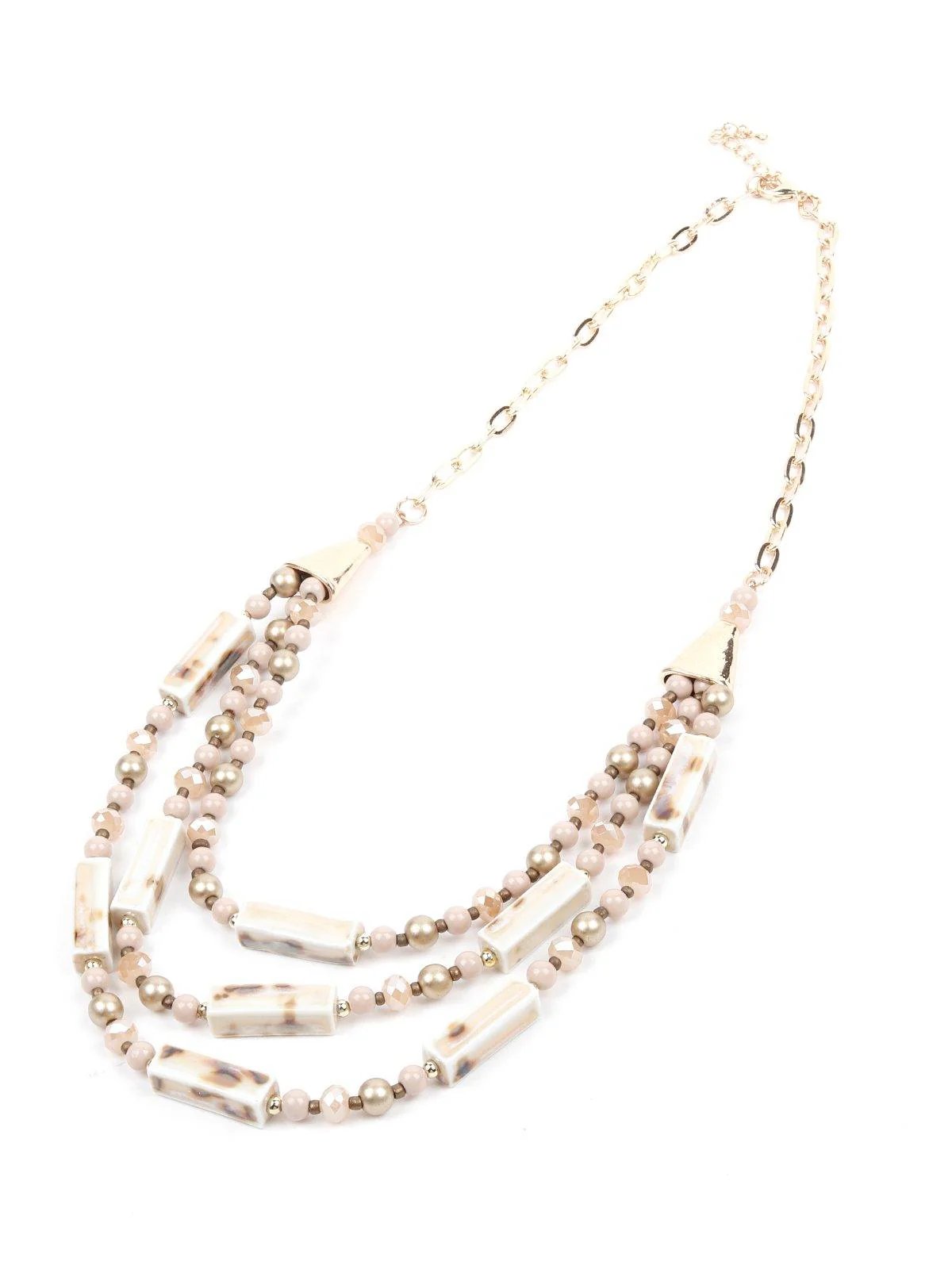 Odette Women Begie Beaded Chain - Image 4