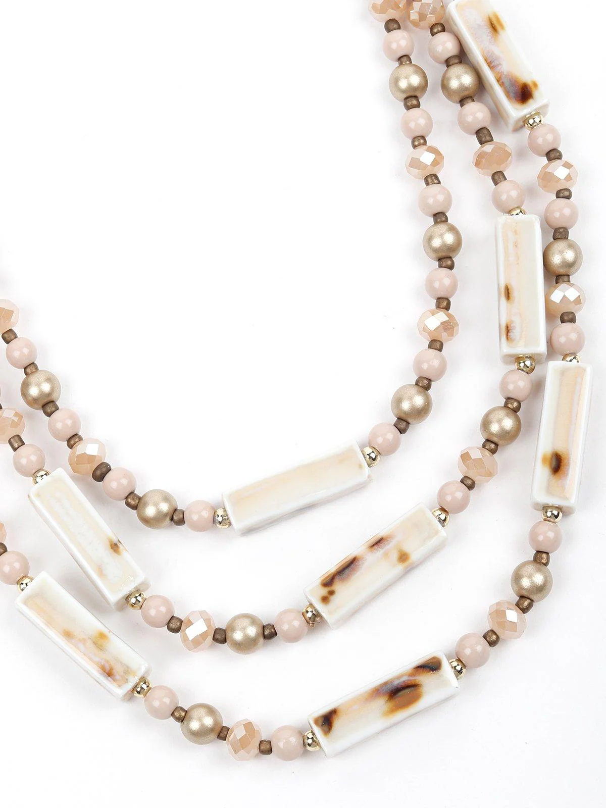 Odette Women Begie Beaded Chain - Image 6
