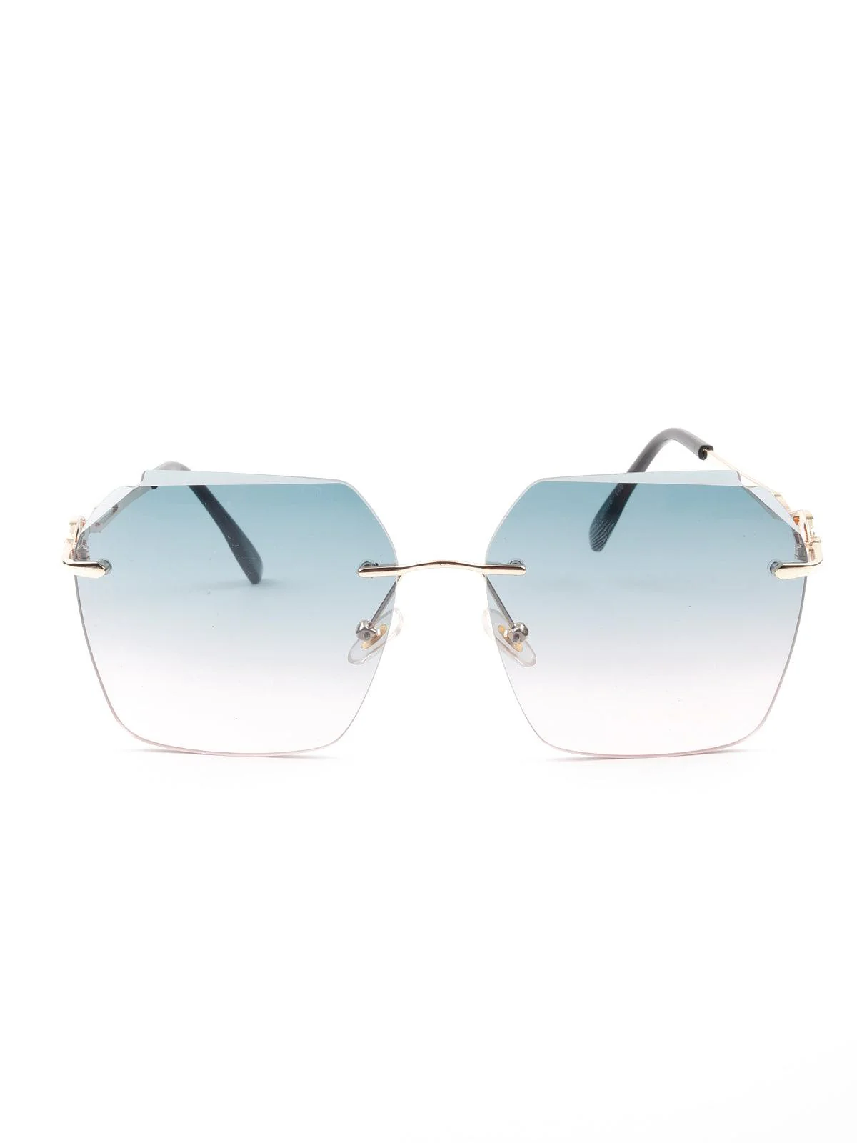 Odette Women Tinted Sky Blue Shaded Sunglasses - Image 4