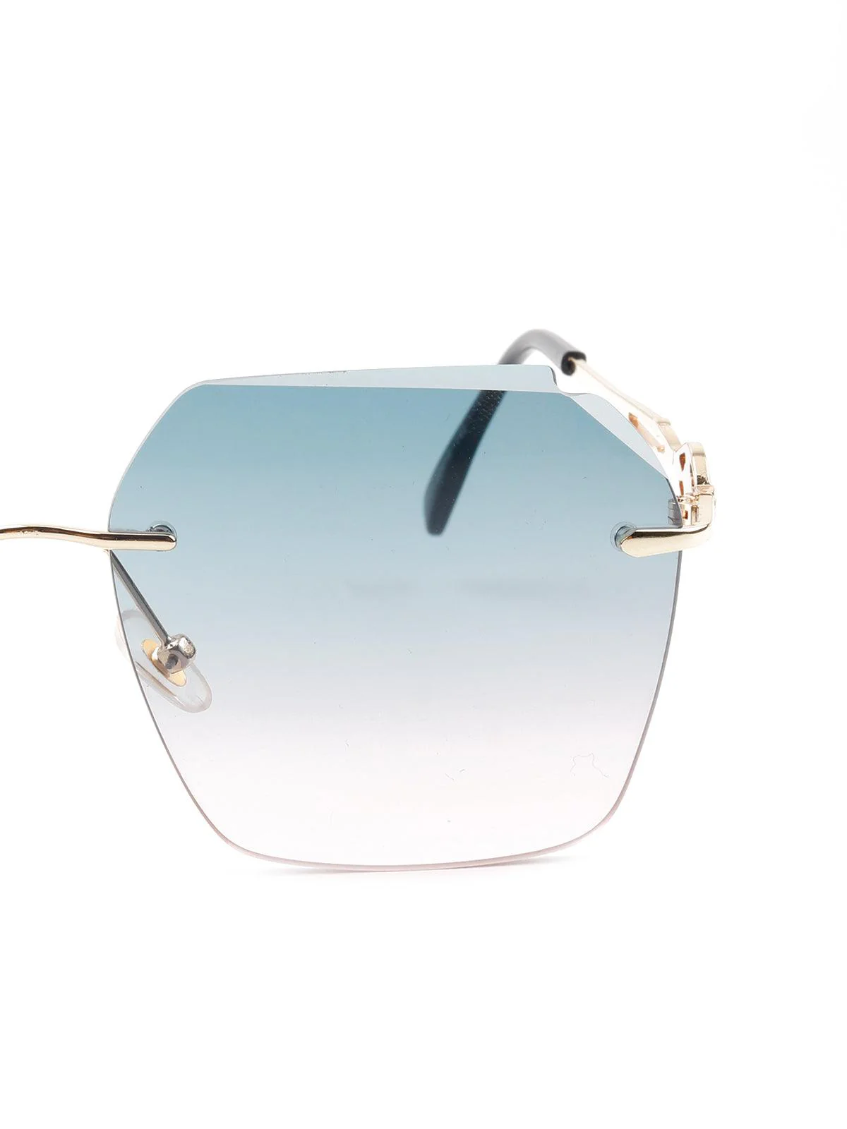 Odette Women Tinted Sky Blue Shaded Sunglasses - Image 6