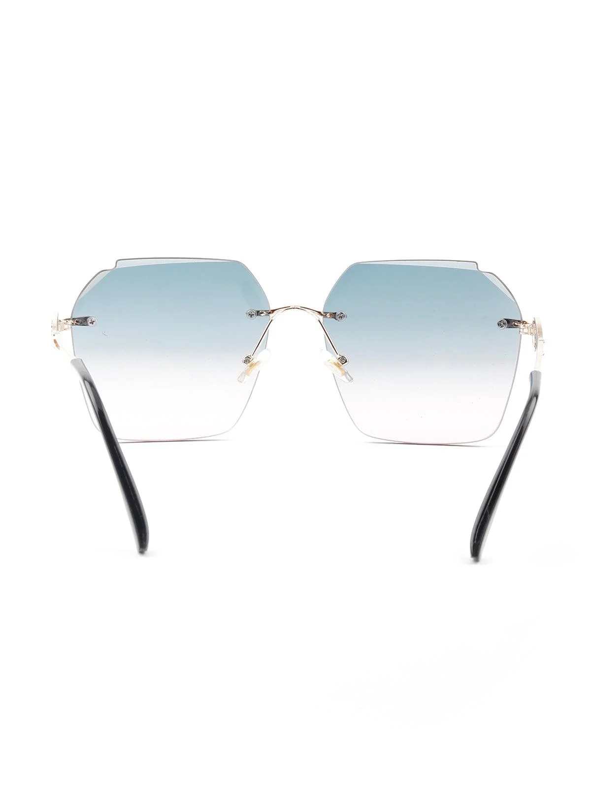 Odette Women Tinted Sky Blue Shaded Sunglasses - Image 7