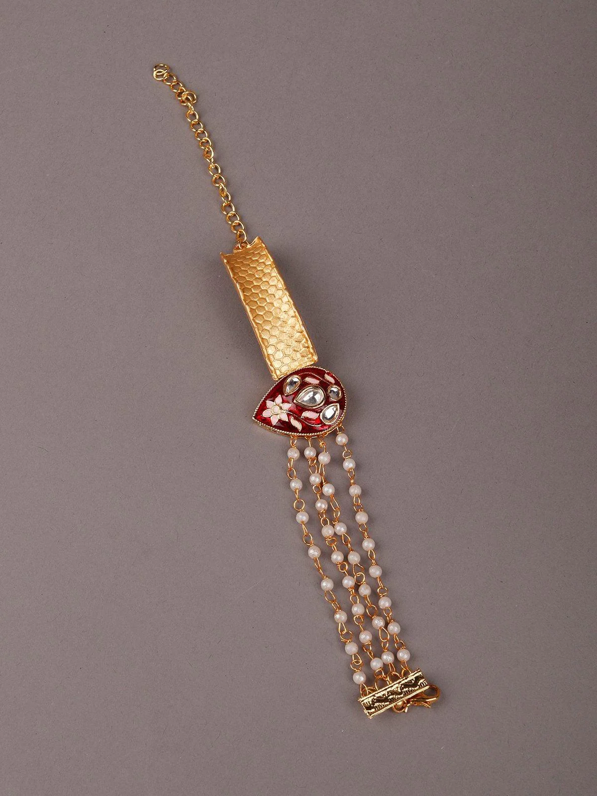 Odette Women Gold Metal Bracelet - Image 3
