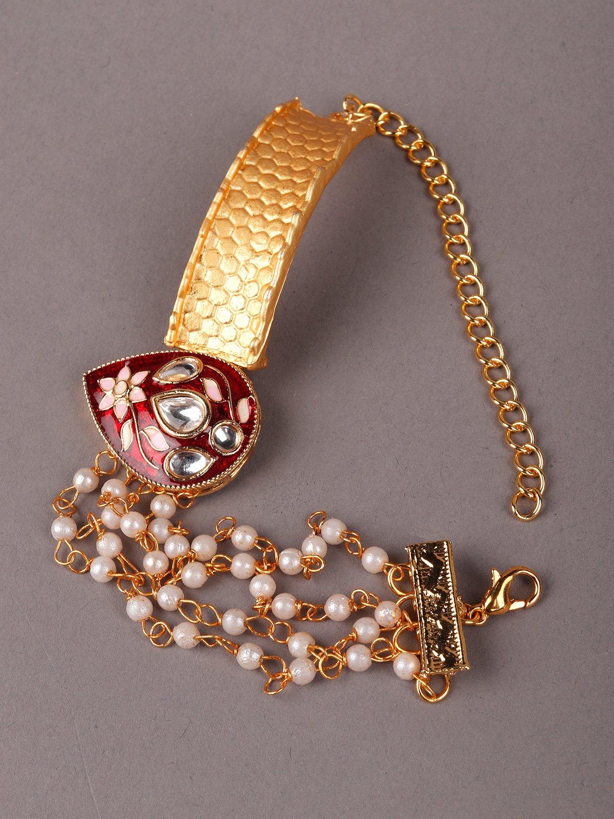 Odette Women Gold Metal Bracelet - Image 5