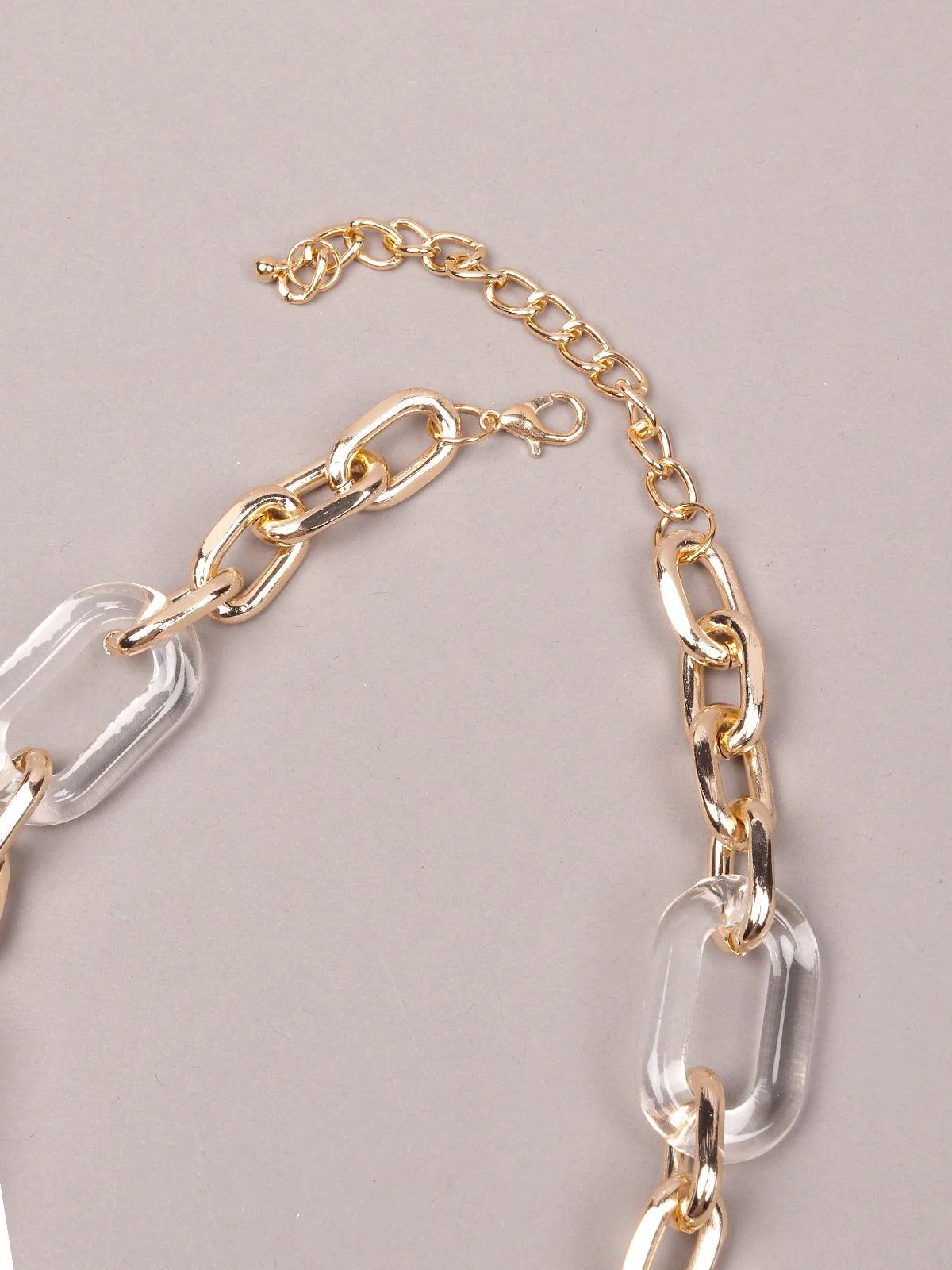 Odette Women Gold Metal Chained Necklace - Image 5