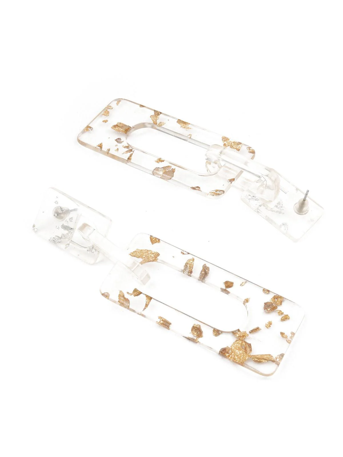 Odette Women Trendy White Earrings - Image 3