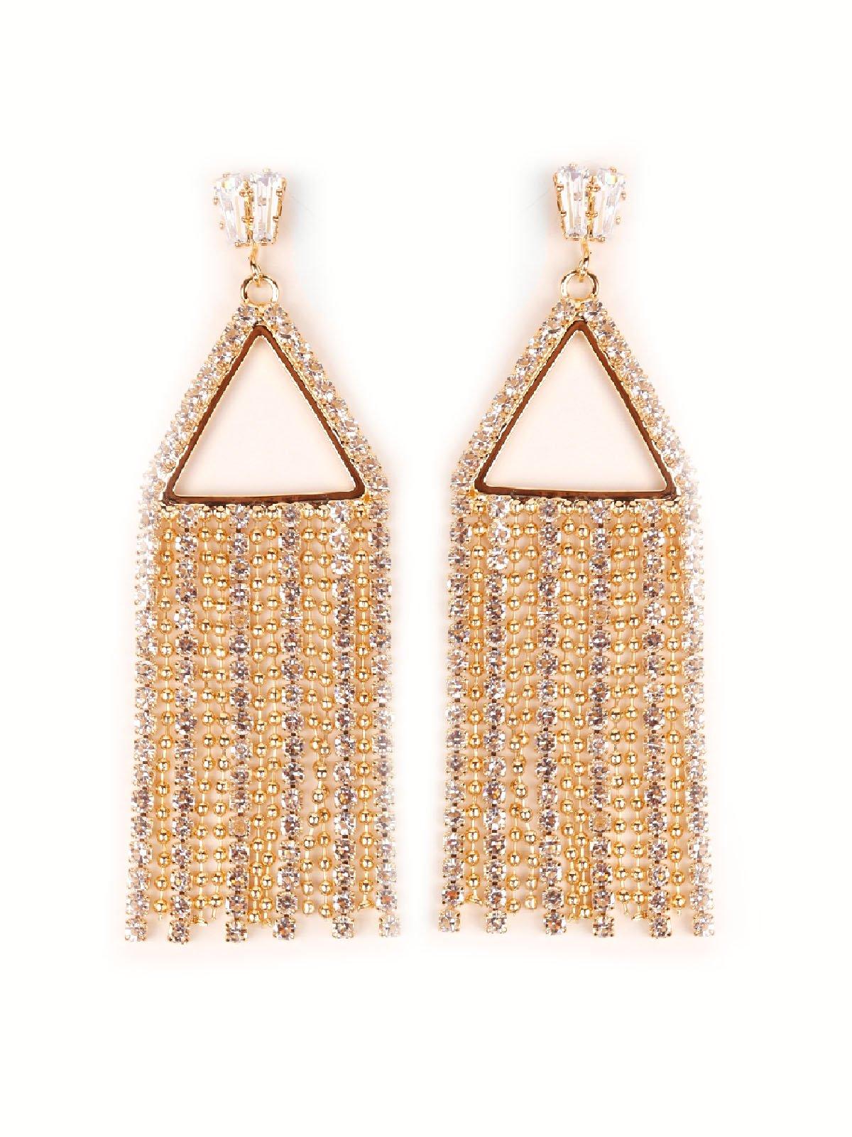 Odette Women Gold Metal Earrings - Image 3