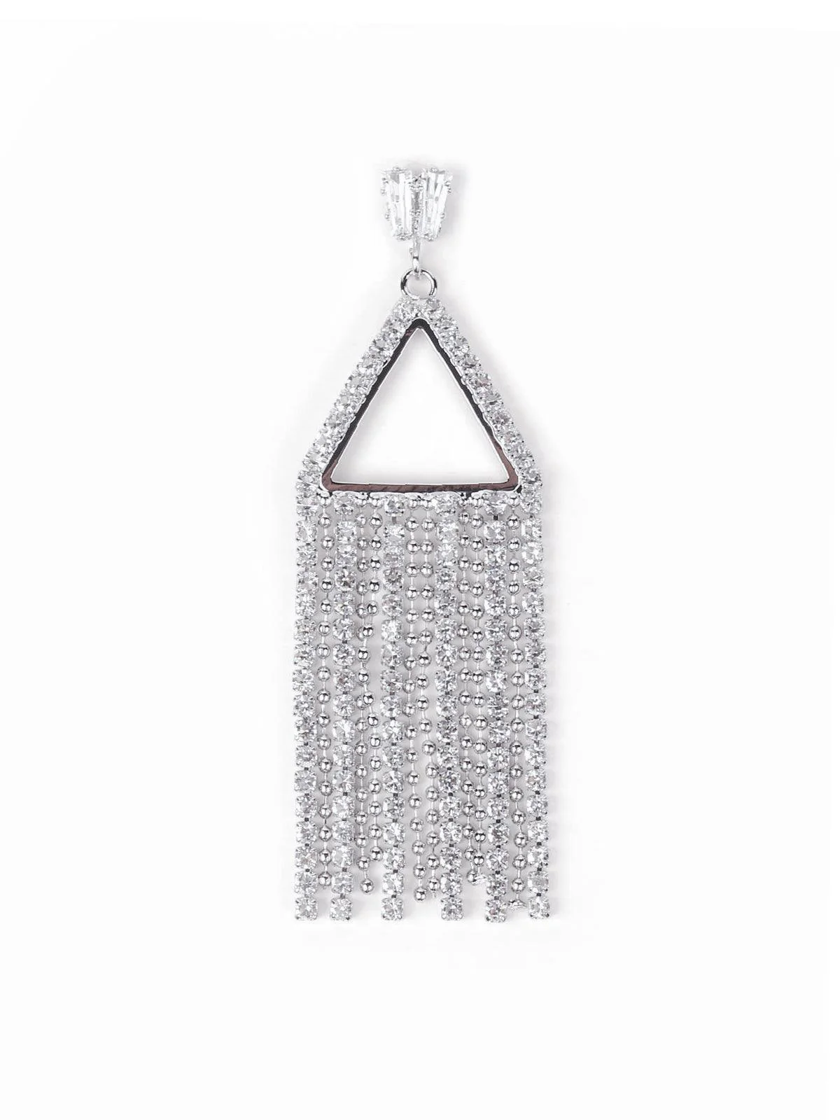 Odette Women Silver Metal Earrings - Image 4