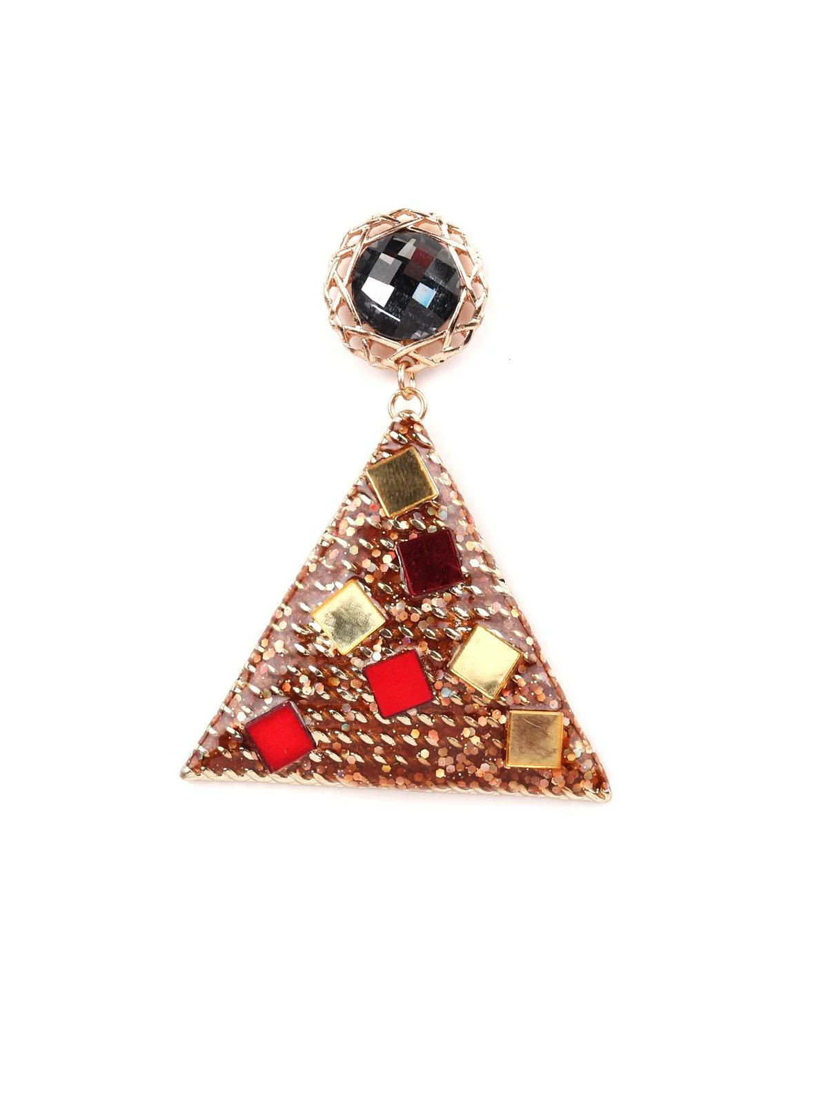 Odette Women Gold Metal Drop Earrings - Image 4
