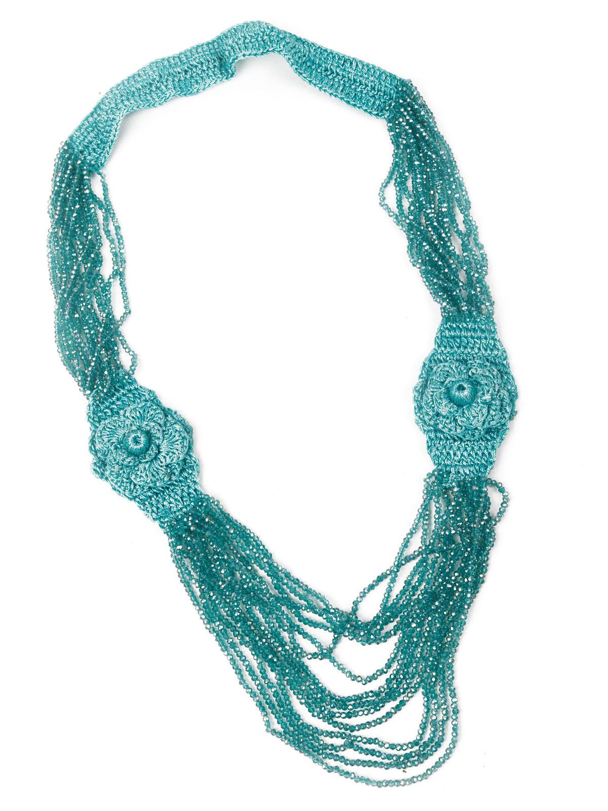 Odette Women Blue Metal Necklace - Image 5