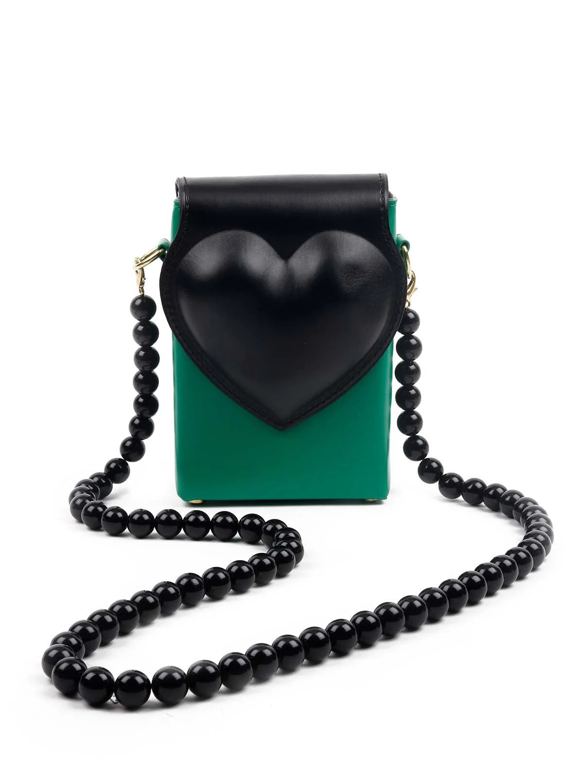 Odette Women Unique Green And Black Clutch - Image 3