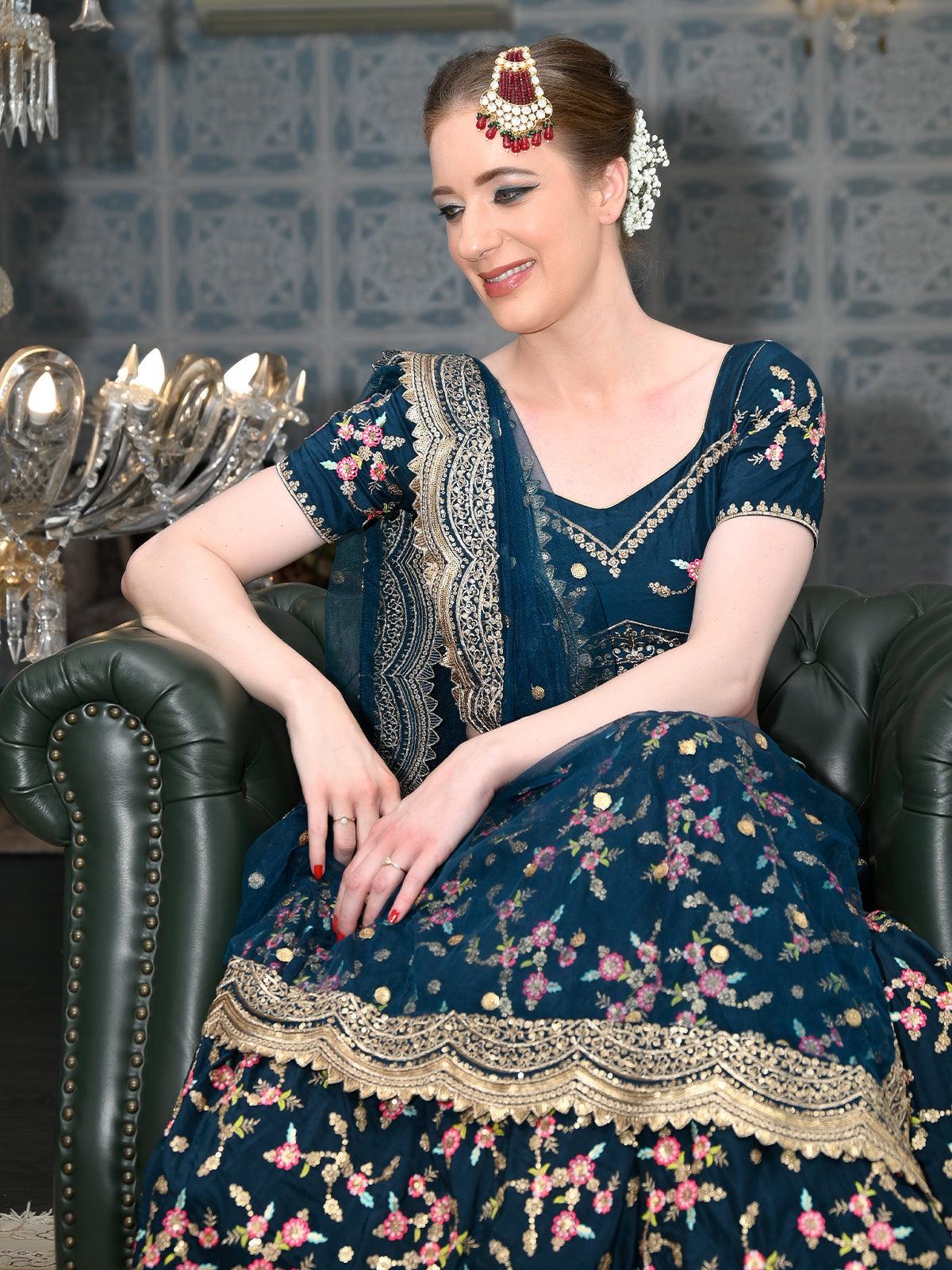 Odette Women Unique Pearl And Kundan Jhoomer/Passa - Image 2