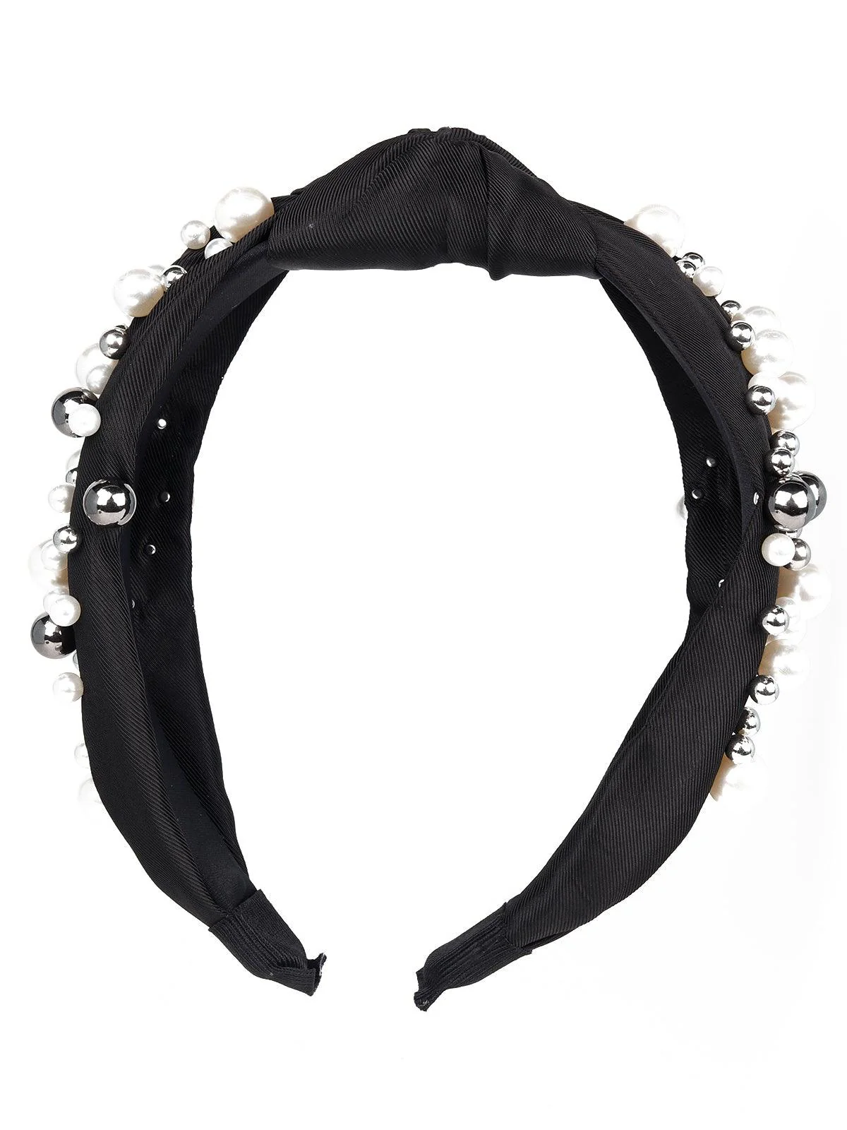 Odette Women Black Rhinestones Hairband - Image 3