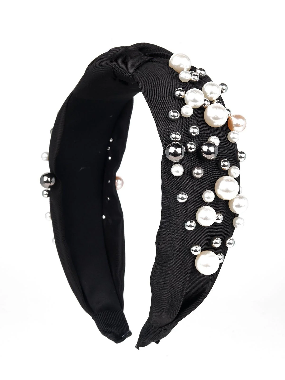 Odette Women Black Rhinestones Hairband - Image 4