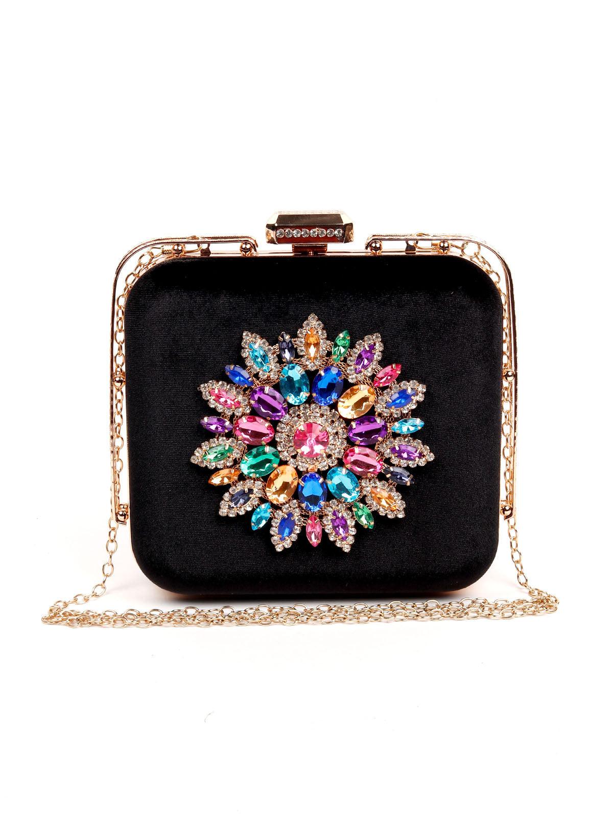 Odette Women Black Black Sling Bag - Image 3