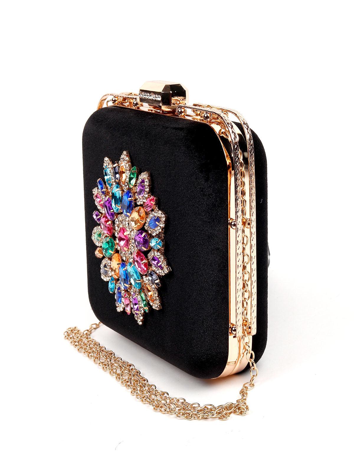 Odette Women Black Black Sling Bag - Image 4