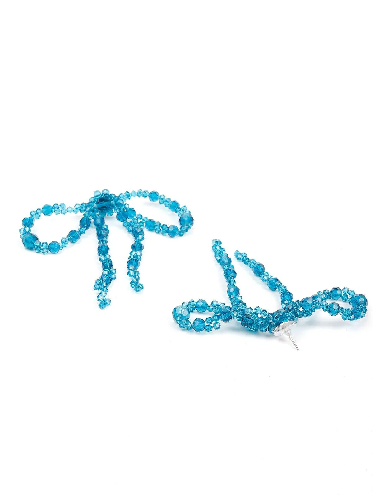 Odette Women Blue Metal Earrings - Image 5