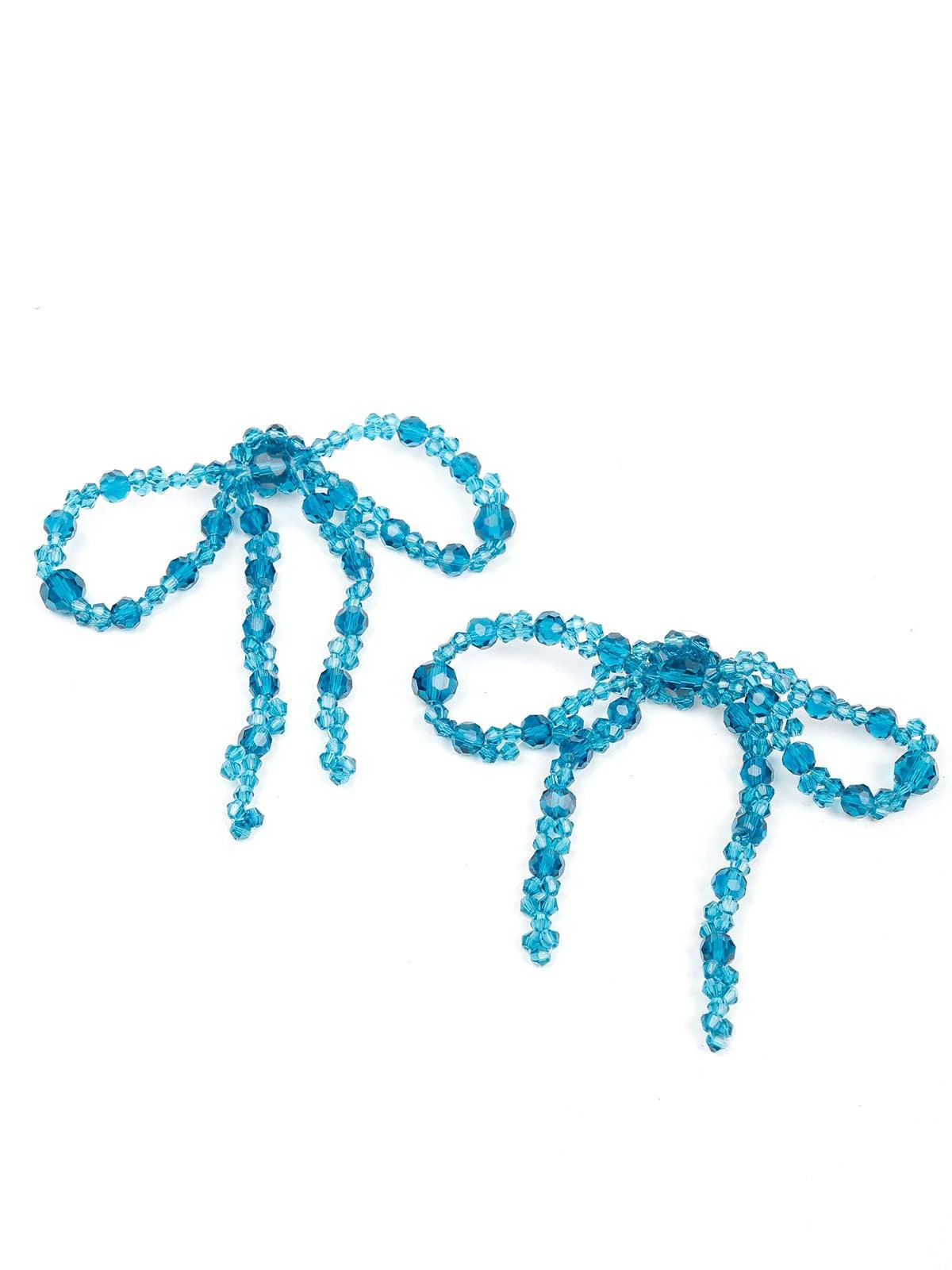 Odette Women Blue Metal Earrings - Image 6