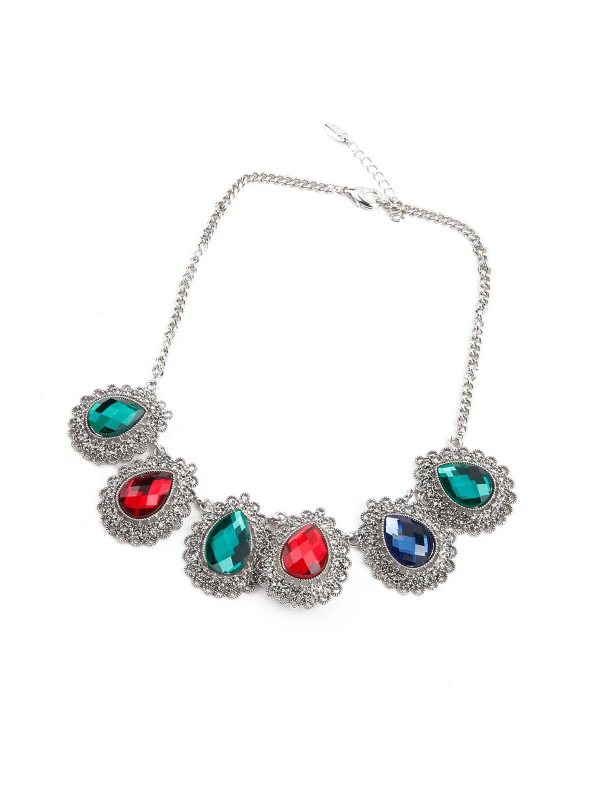Odette Women Vintage Multi-Coloured Necklace - Image 4