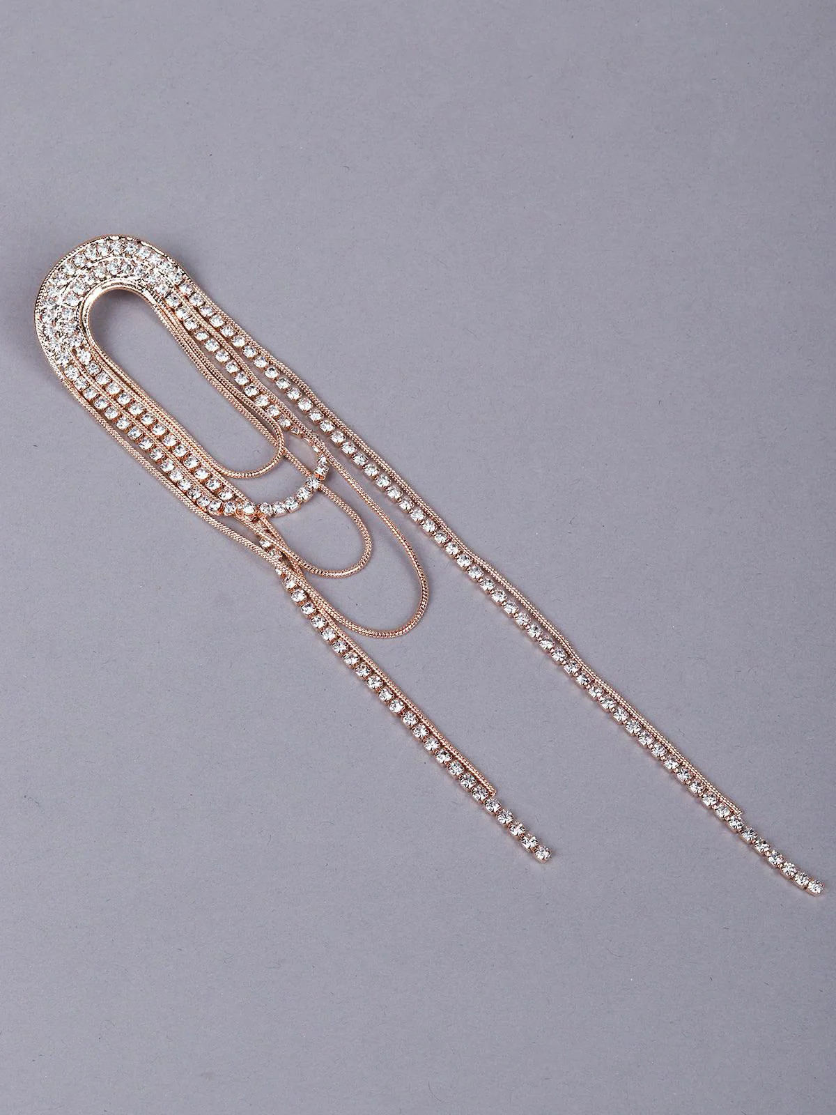 Odette Women Gold Metal Earrings Women - Image 4