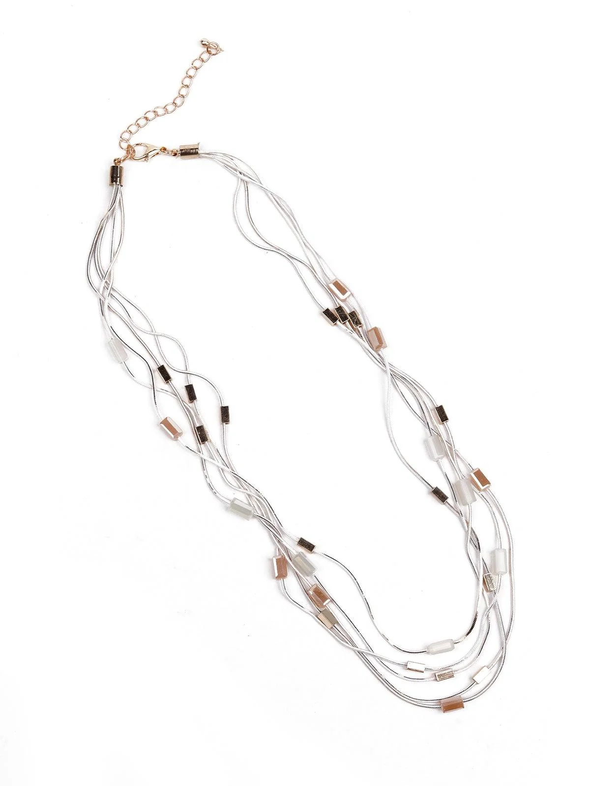 Odette Women Silver Metal Necklace - Image 4