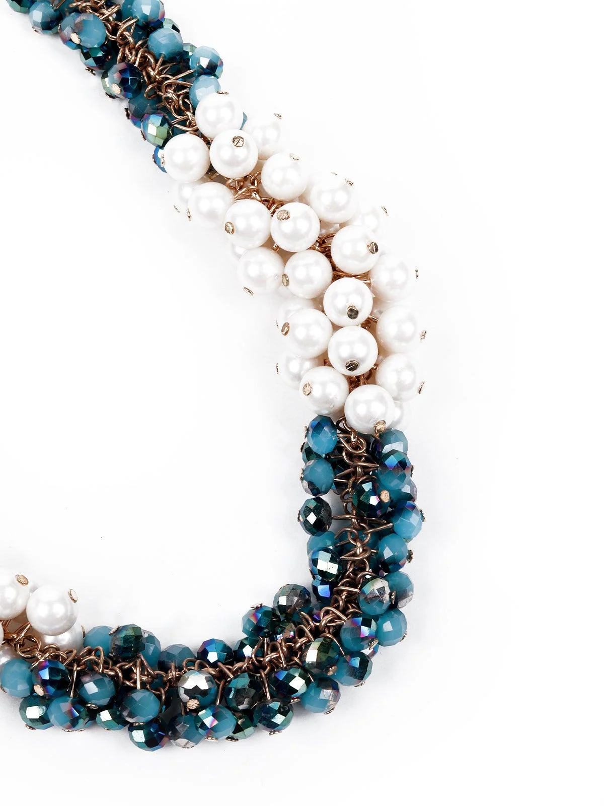 Odette Women White Metal Necklace - Image 5