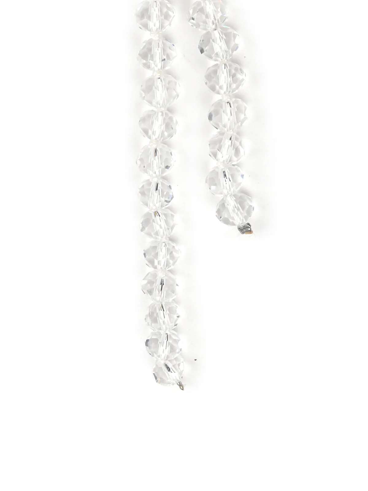 Odette Women White Beads And Brooch Party Belt - Image 5
