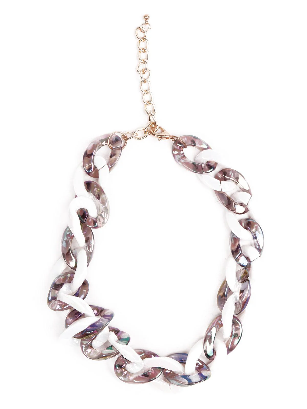 Odette Women White Chunky Necklace - Image 3