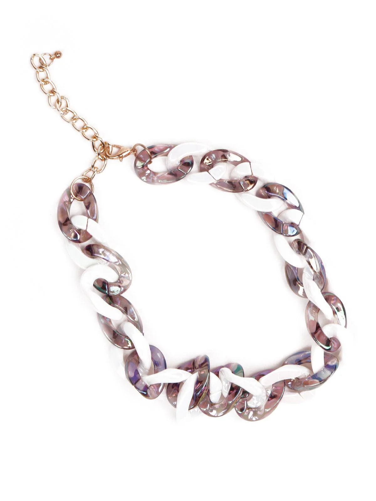 Odette Women White Chunky Necklace - Image 4
