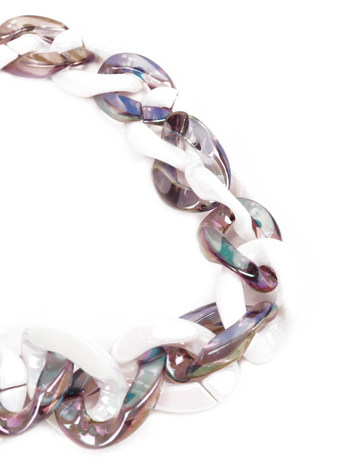 Odette Women White Chunky Necklace - Image 5
