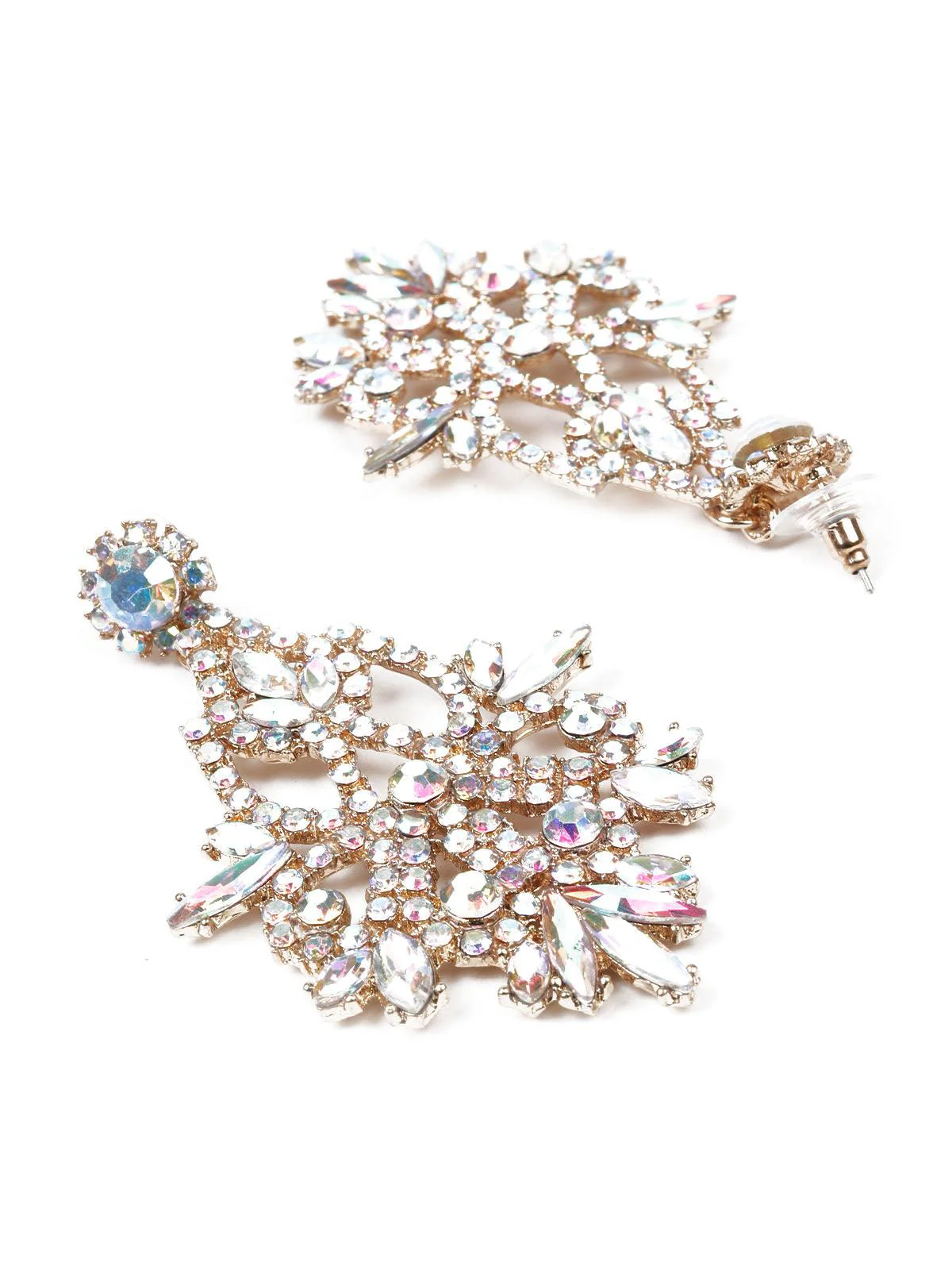 Odette Women Multicolor Dangler Earrings - Image 3