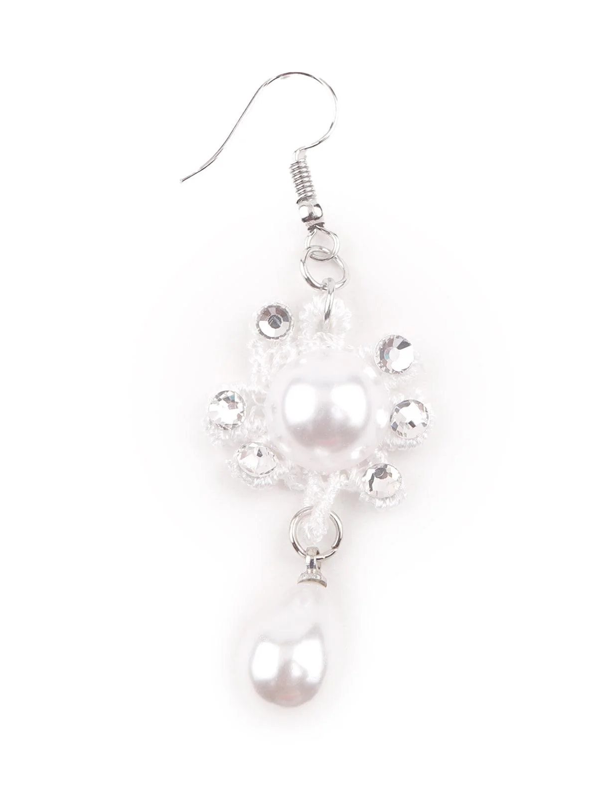 Odette White Lace Necklace For Women - Image 7