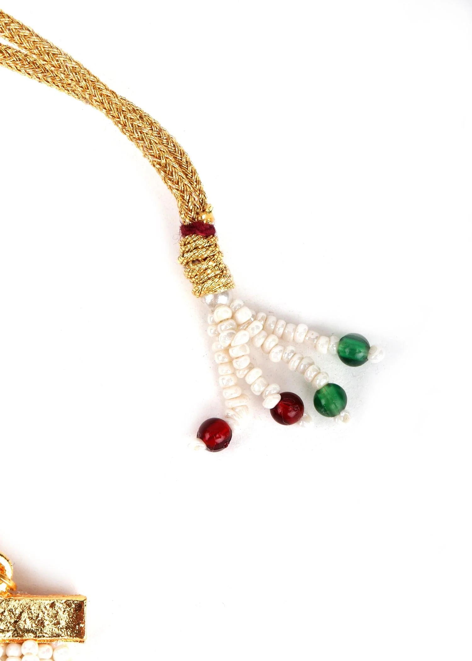 Odette Women White Multi-String Pearl Necklace Set - Image 6