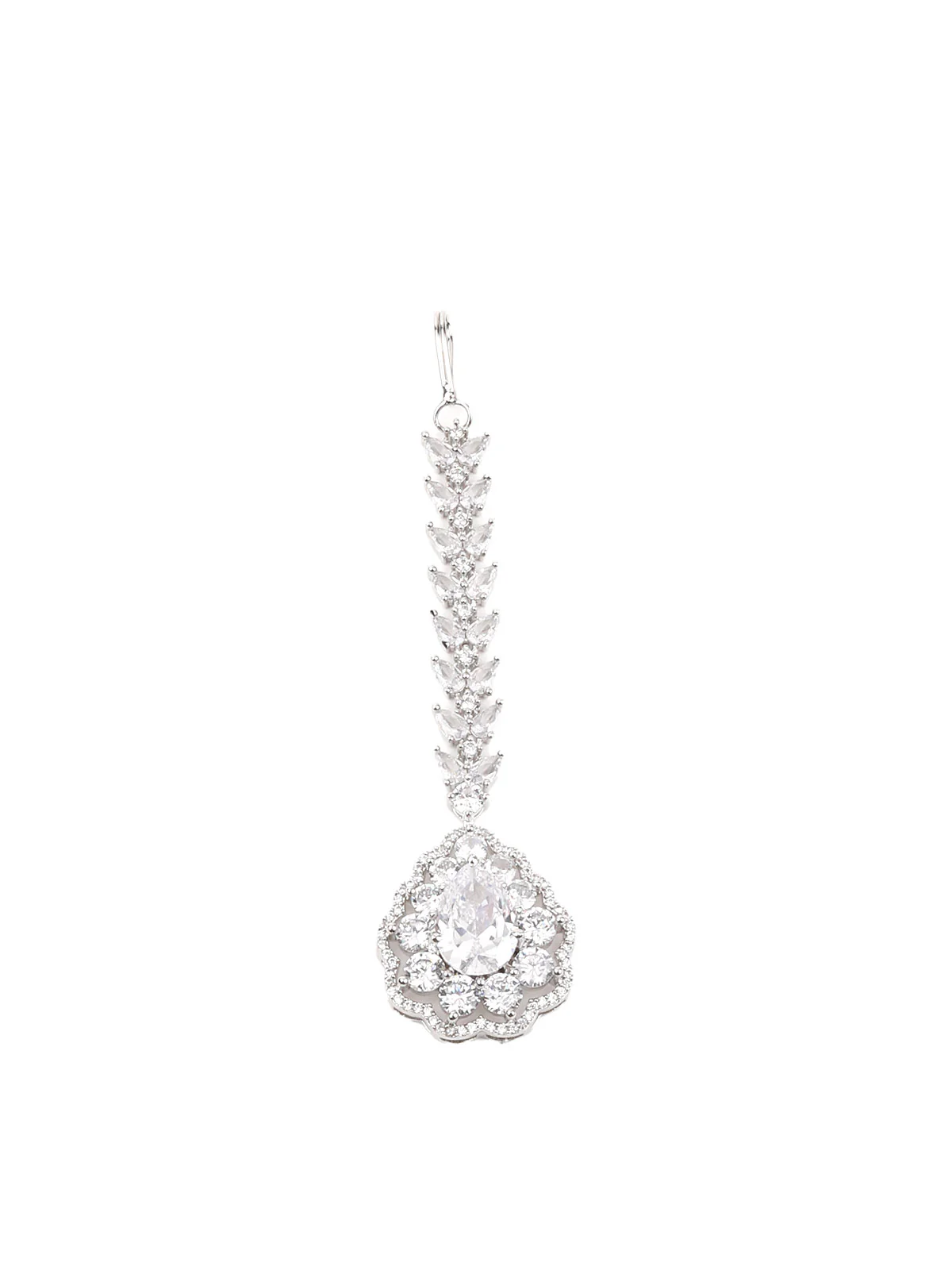 Odette Women White Stone Necklace Set - Image 6