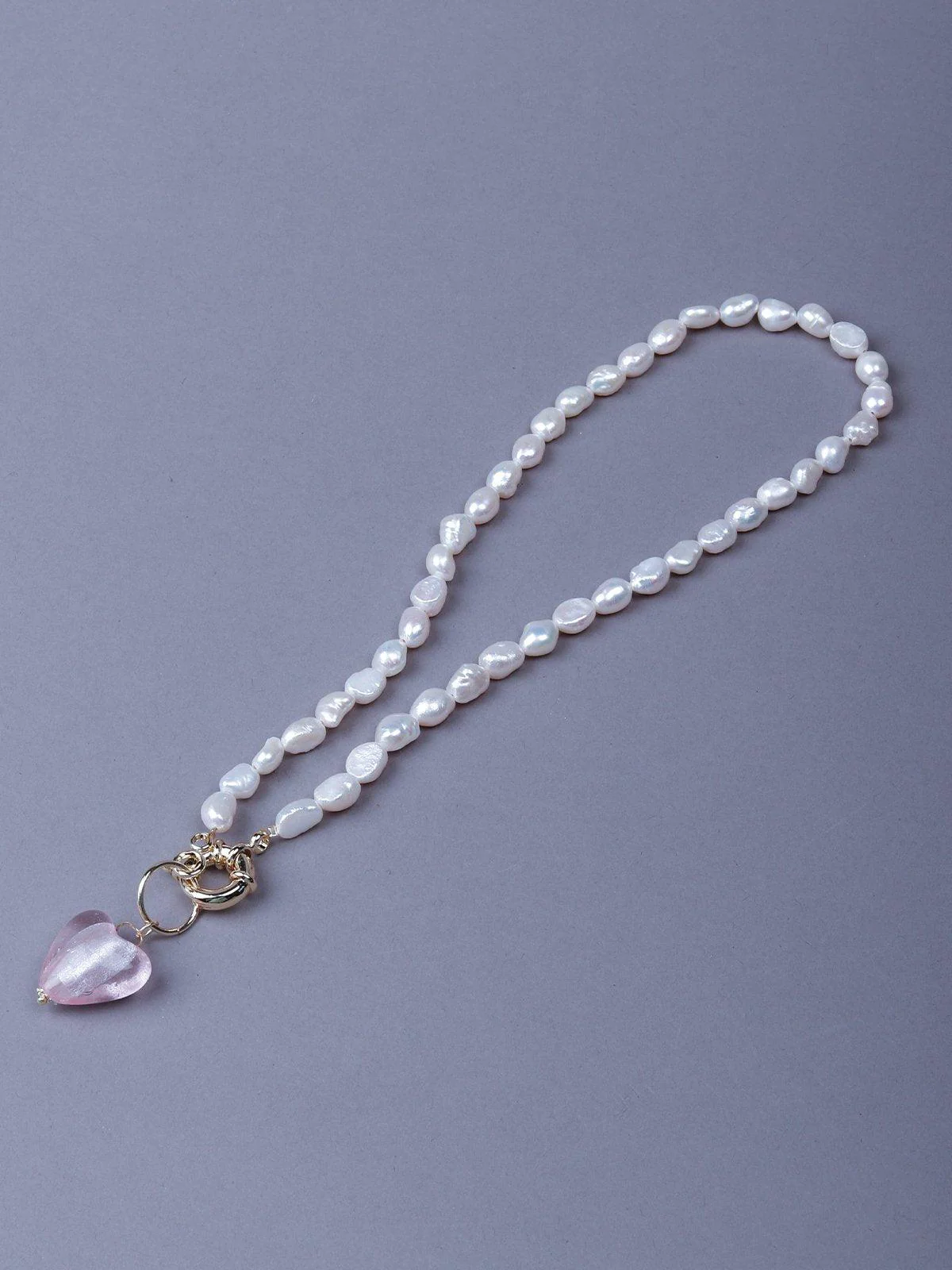 Odette Women White Metal Necklace - Image 4