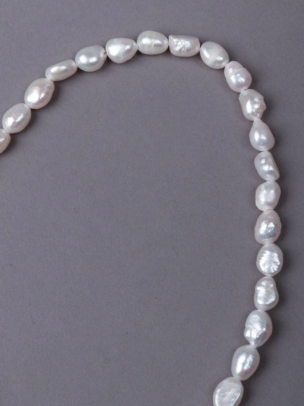 Odette Women White Metal Necklace - Image 5