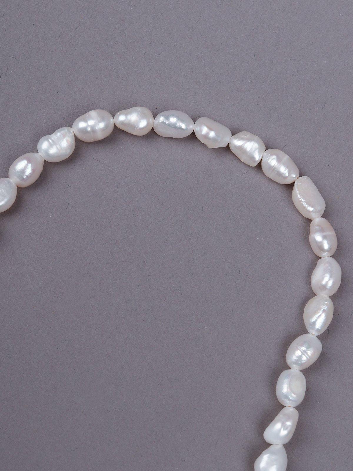 Odette Women White Metal Necklace - Image 6