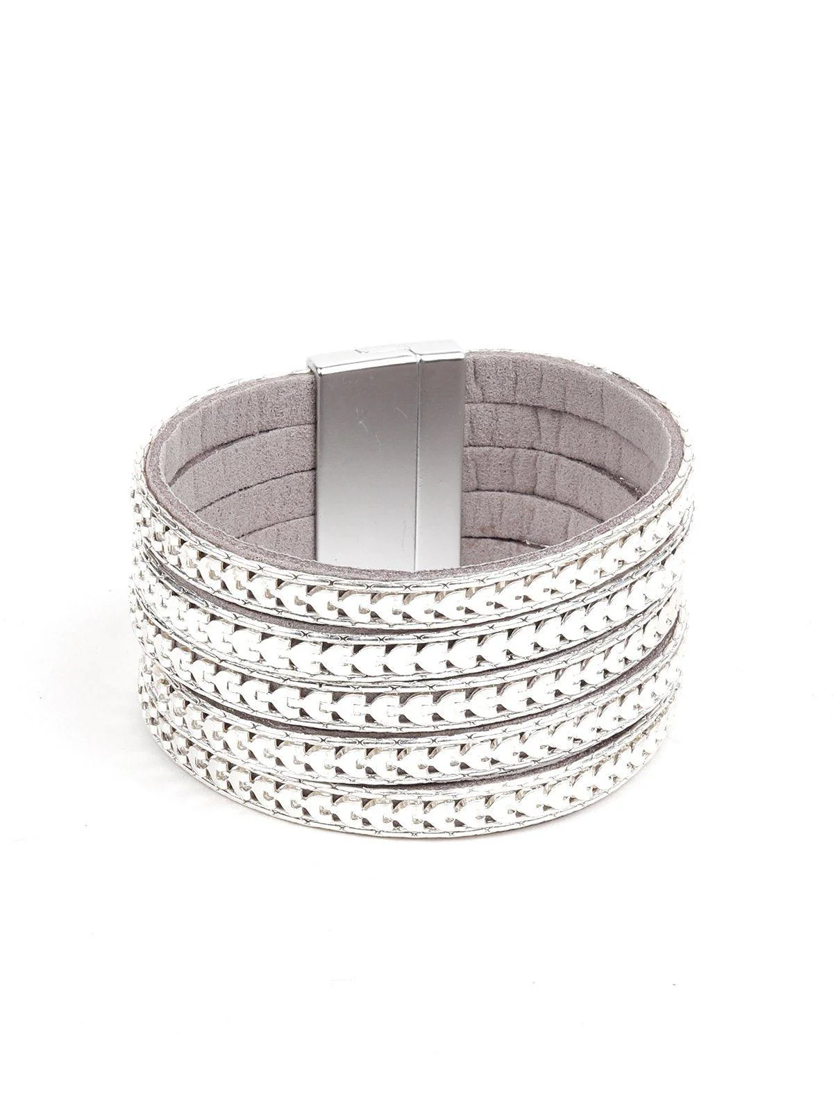 Odette Women Silver Metal Bracelet - Image 3