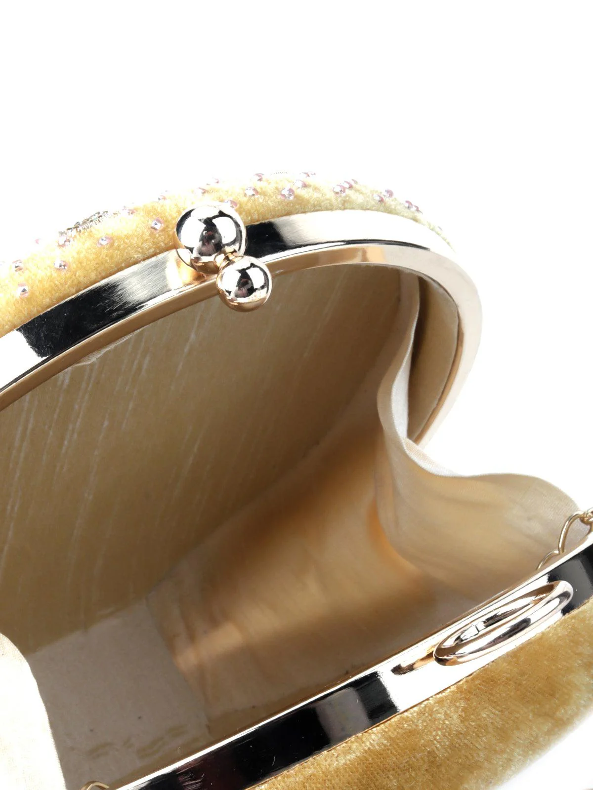 Odette Women Yellow Round Designer Clutch - Image 6