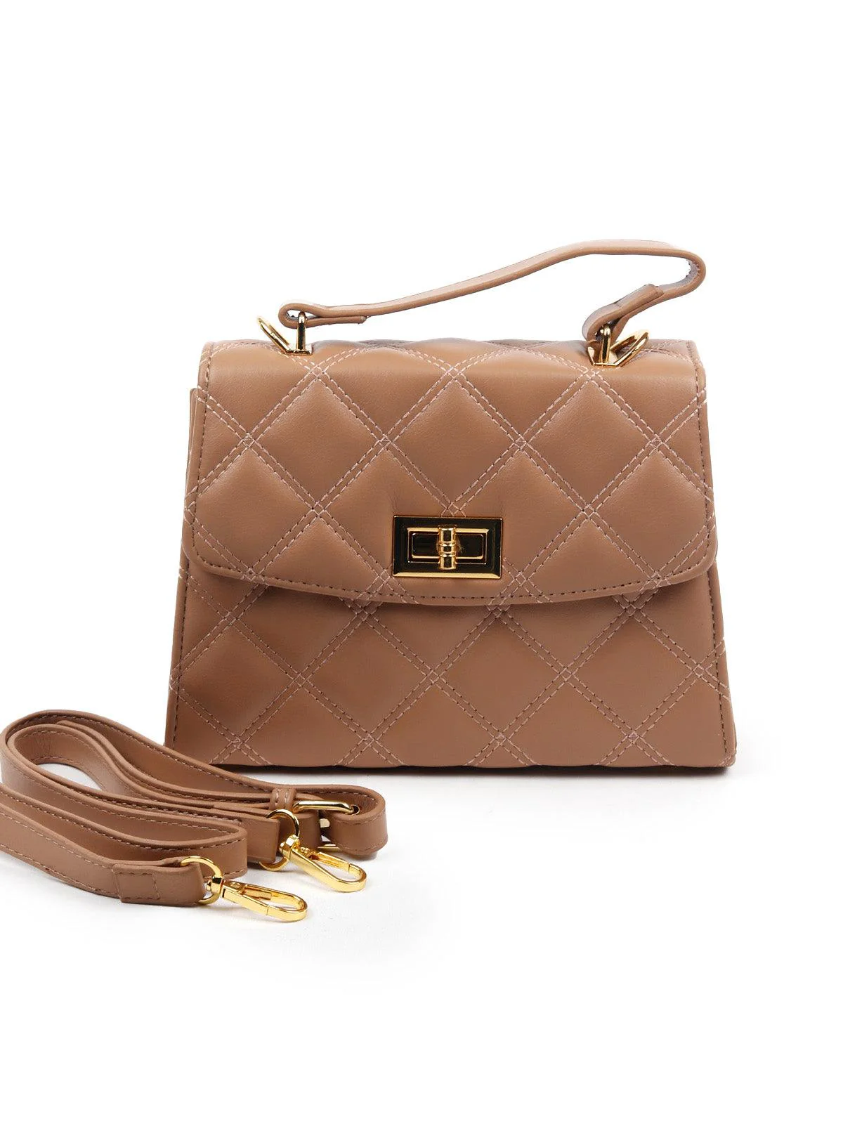 Odette Women Yummy Brown Clutch Bag - Image 4